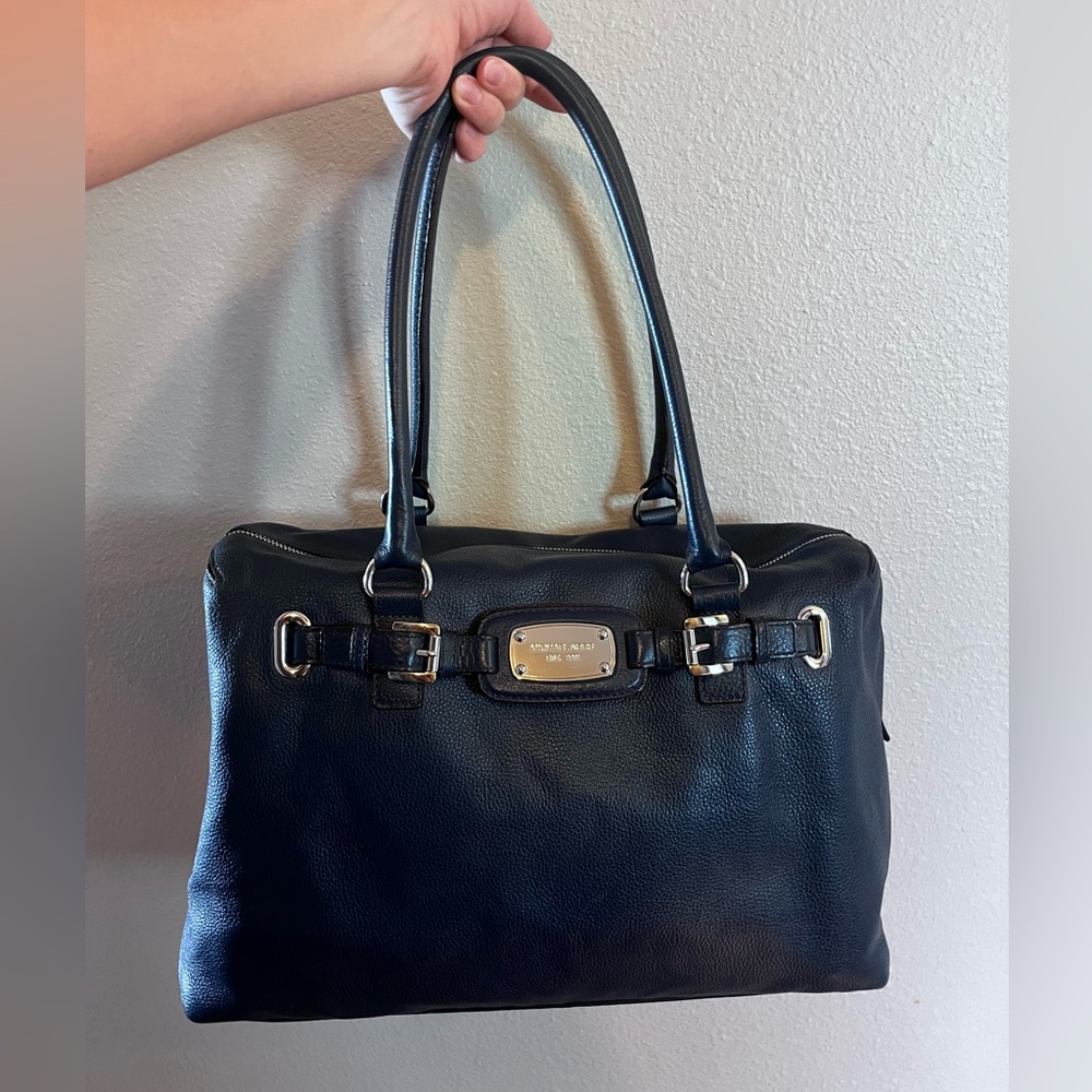 Navy Michael Kors Weekender Bag